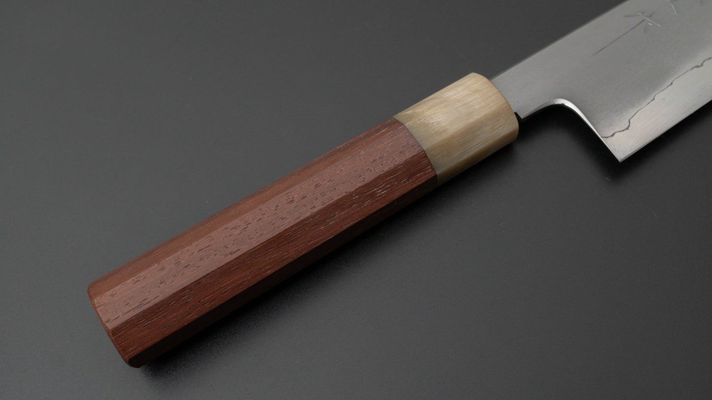 Tetsujin Silver #3 Kasumi Gyuto 210mm Taihei Rosewood Handle - HITOHIRA