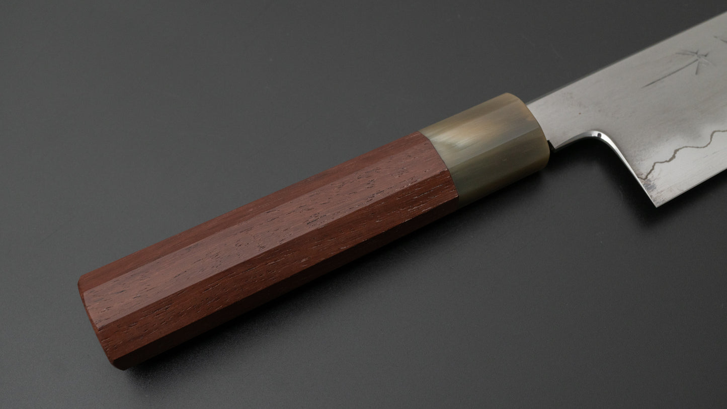 Tetsujin Silver #3 Kasumi Kiritsuke Gyuto 210mm Taihei Rosewood Handle - HITOHIRA