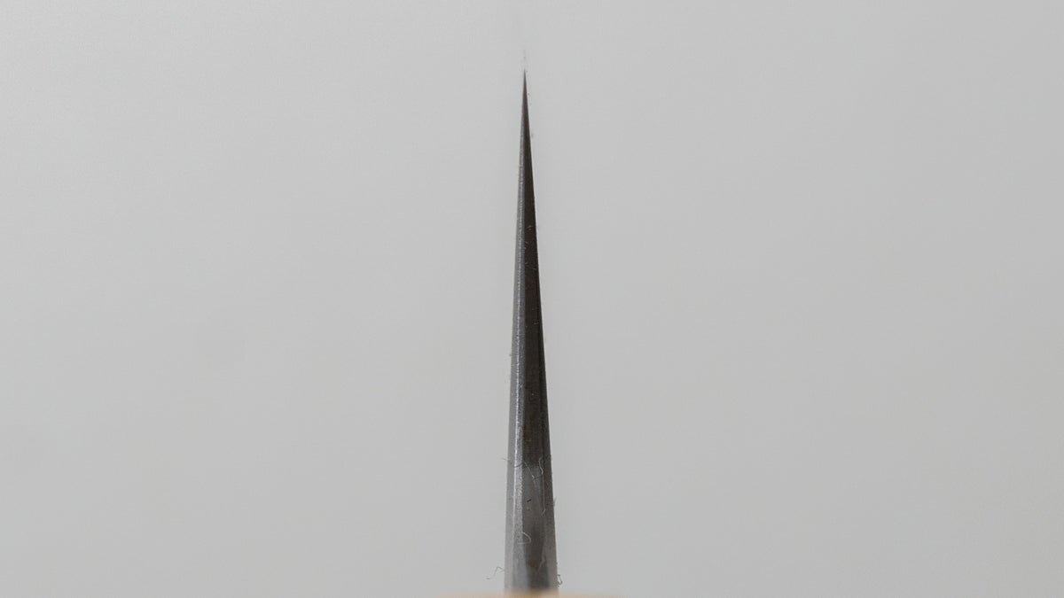 Tetsujin Blue #2 Metal Flow Petty 165mm Taihei Rosewood Handle - HITOHIRA