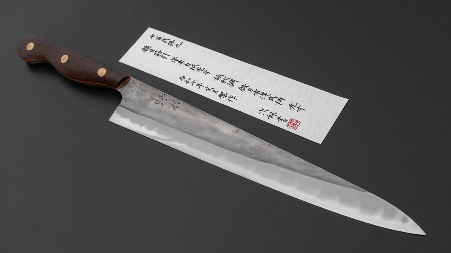 Jiro Tsuchime Yo Sujihiki 270mm Tagayasan Handle (#729)
