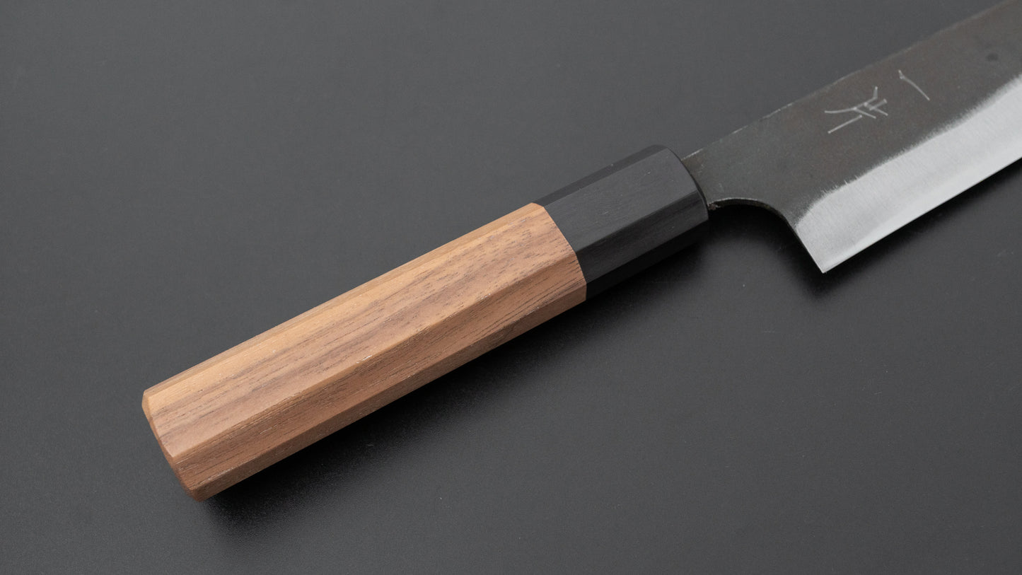 Hitohira Hizen Kurouchi Blue #1 Petty 170mm Walnut Handle