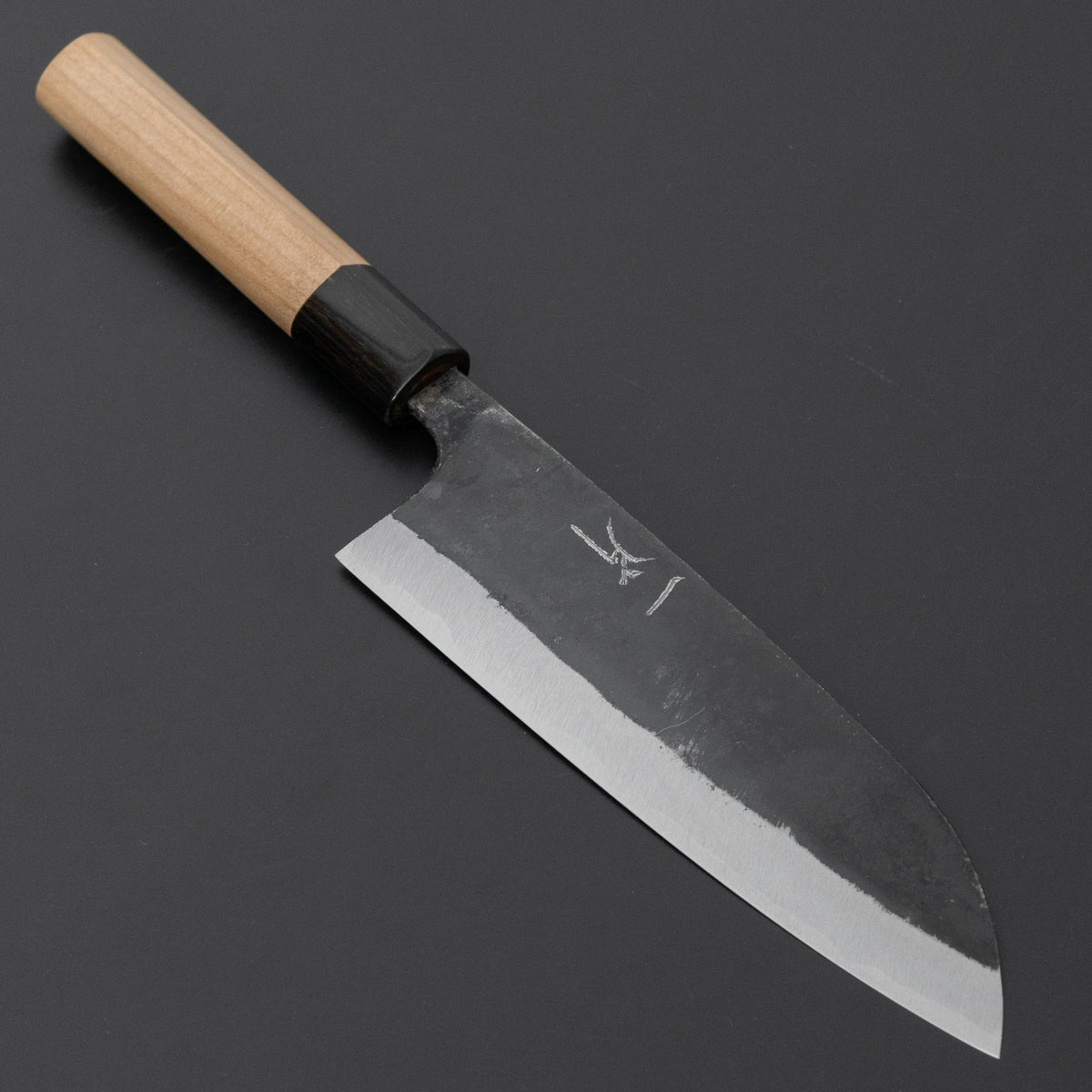 Hitohira Onihiro White #1 Santoku 150mm Ho Wood Handle (D-Shape)