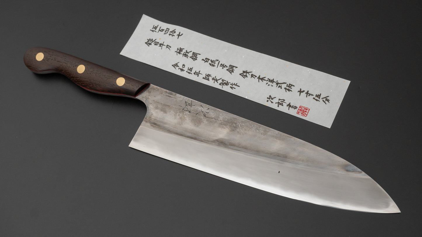 Jiro Tsuchime Yo Gyuto 225mm Tagayasan Handle (Discounted/ #547) - HITOHIRA