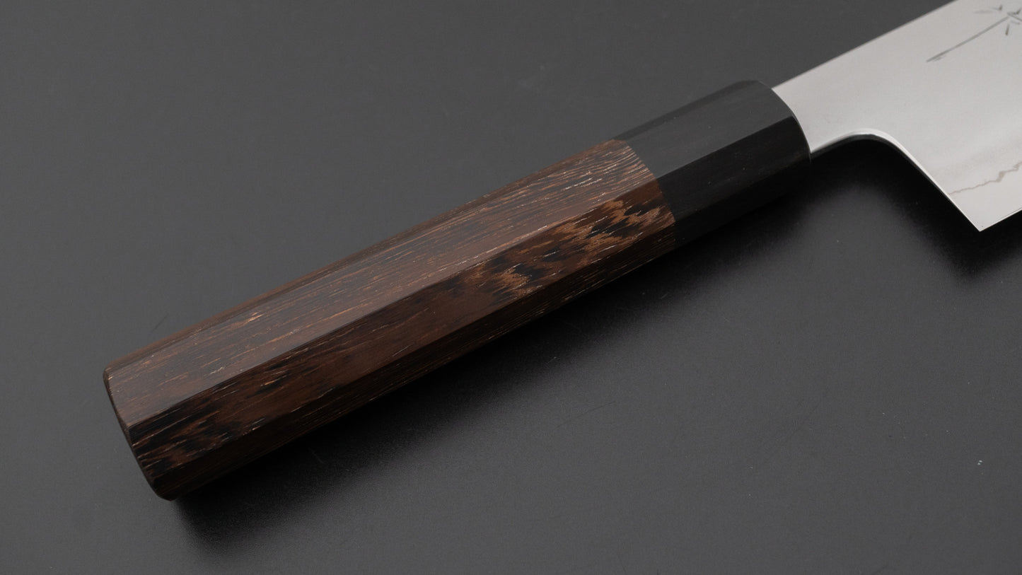 Tetsujin Silver #3 Ukiba Nakiri 180mm Taihei Tagayasan Handle - HITOHIRA