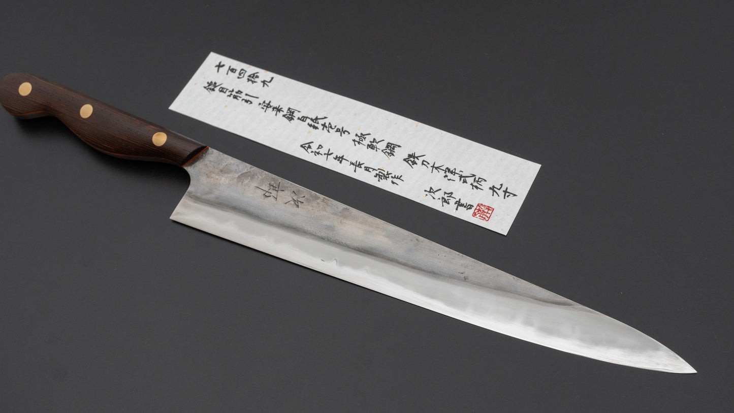 Jiro Tsuchime Yo Sujihiki 270mm Tagayasan Handle (#749)