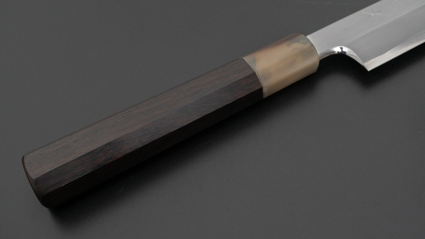 Hitohira Togashi White #1 Tachi Yanagiba 300mm Ebony Handle (Saya) - HITOHIRA