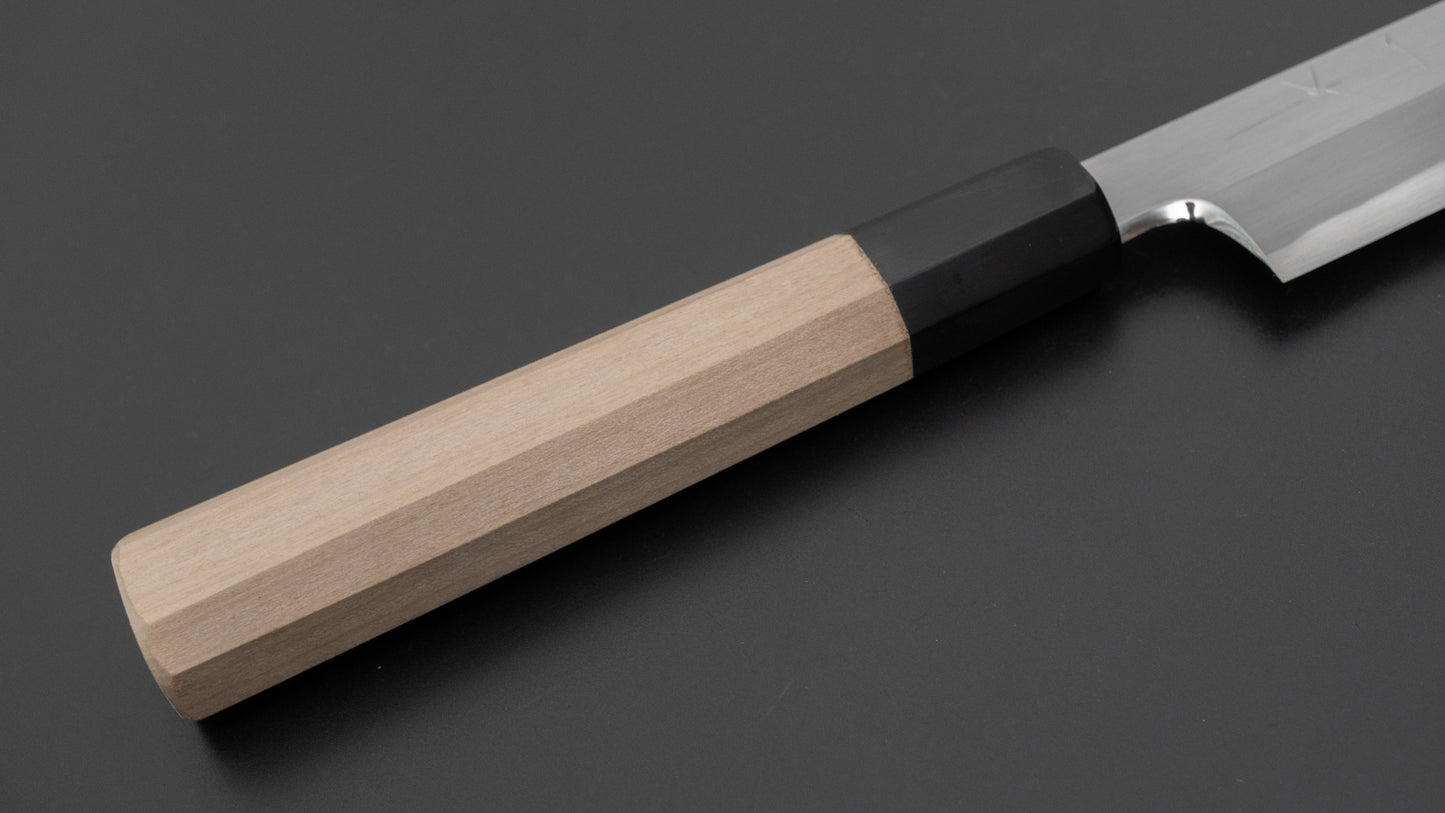 Hitohira Togashi White #1 Tachi Yanagiba 300mm Ho Wood Handle (Saya) - HITOHIRA