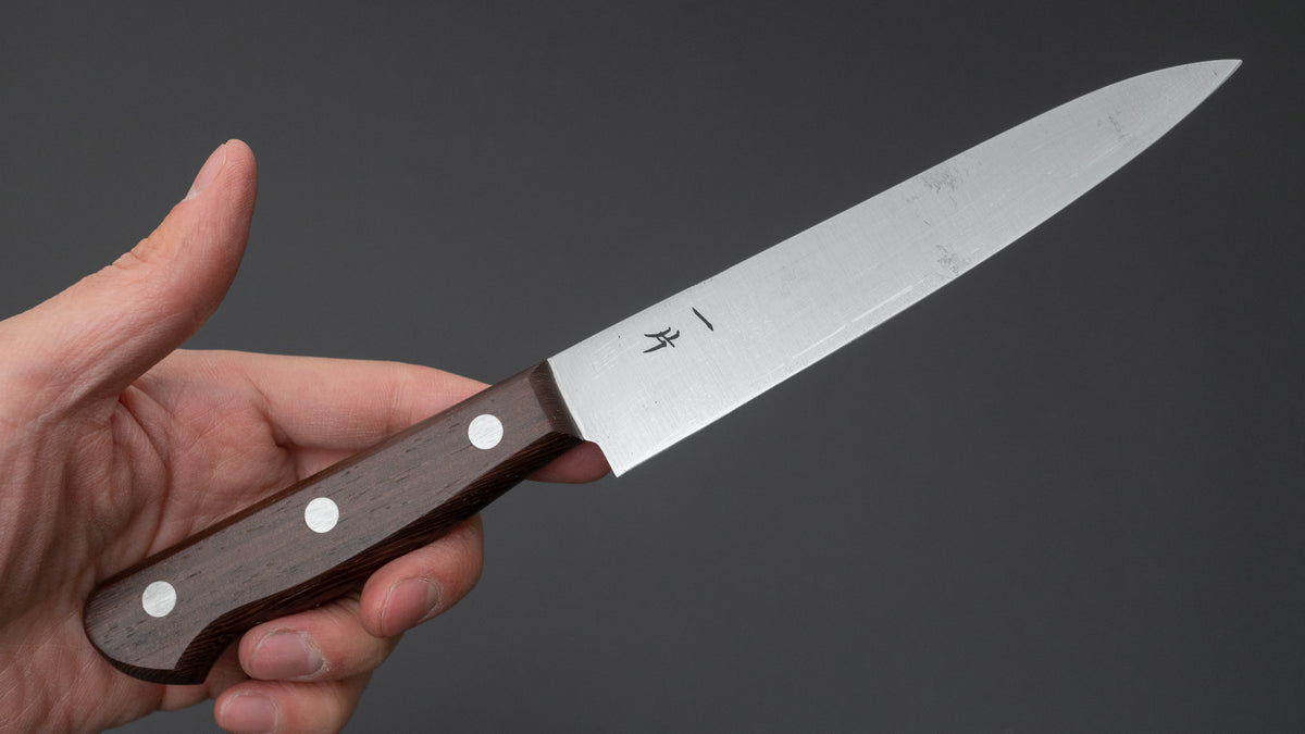 Hitohira Vintage SK Petty 150mm Tagayasan Handle (No Bolster) - HITOHIRA