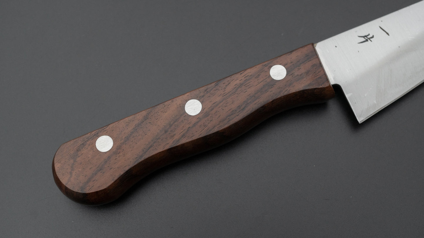 Hitohira Vintage SK Honesuki Kaku Rosewood Handle (No Bolster/ Bigger Handle) - HITOHIRA