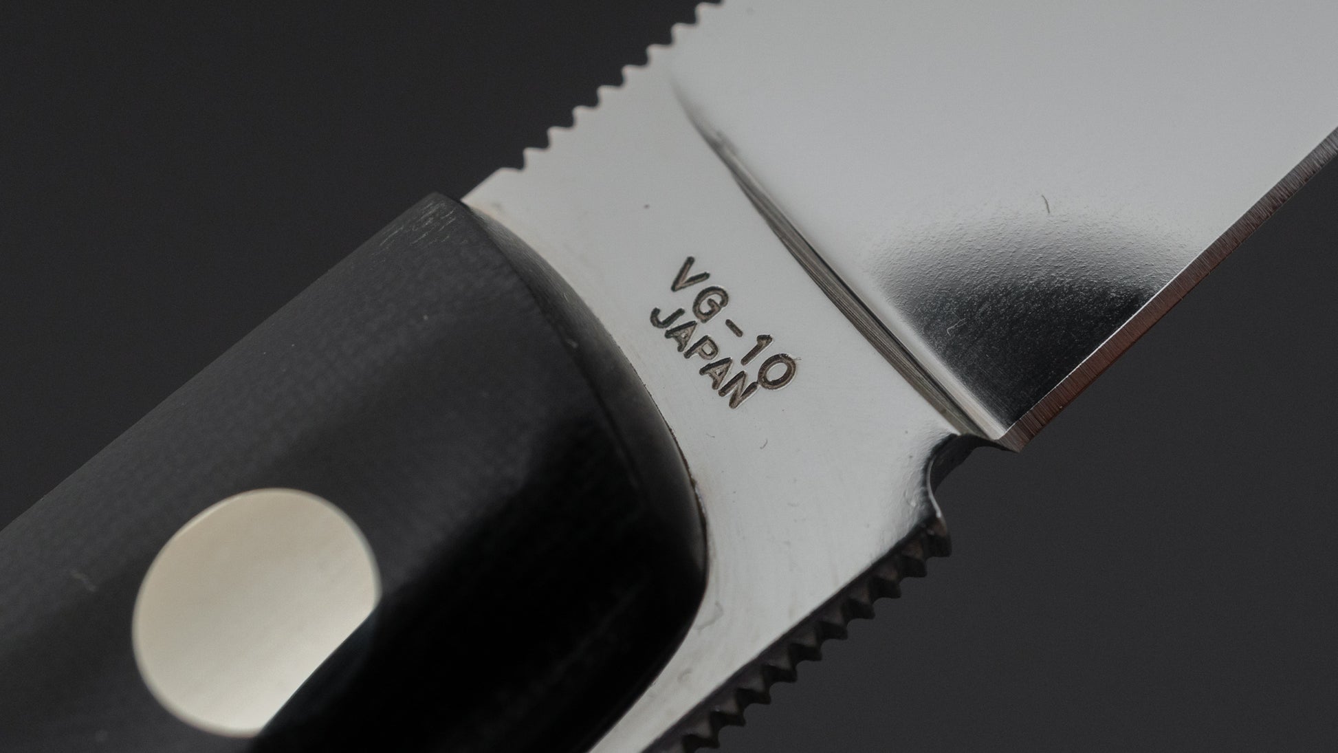 MOKI Banff Fixed Blade Linen Micarta Handle (Long) - HITOHIRA