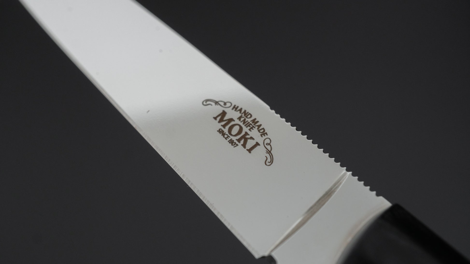 MOKI Banff Fixed Blade Linen Micarta Handle (Long) - HITOHIRA