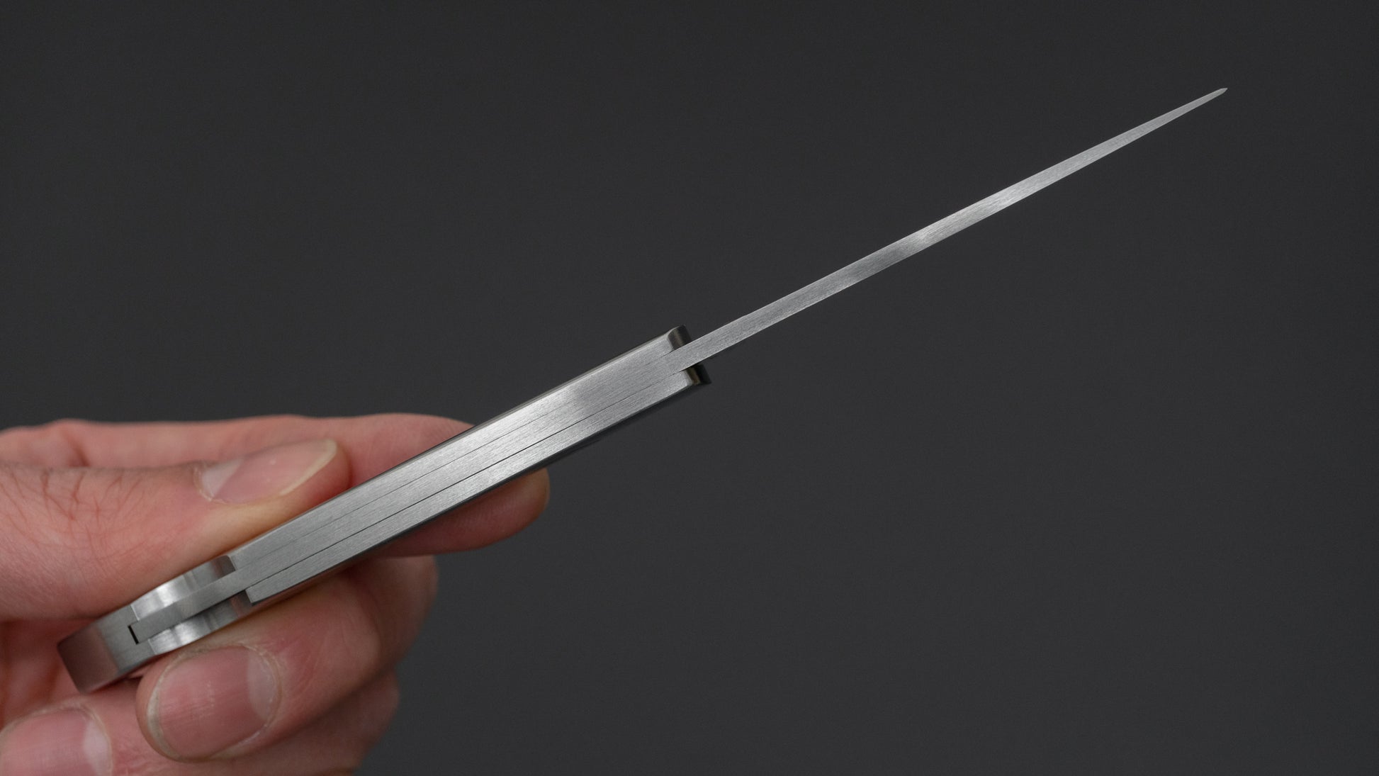 MOKI Kitsune Folding Knife Quince Handle - HITOHIRA