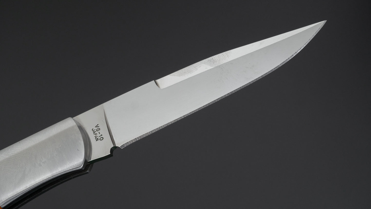 MOKI Kronos Folding Knife Stag Handle - HITOHIRA