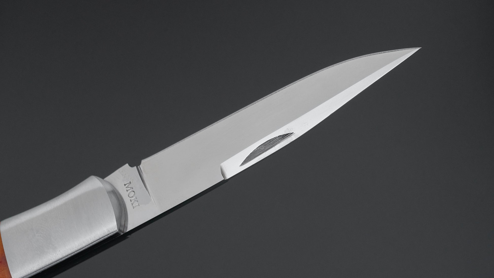 MOKI Kronos Folding Knife Stag Handle - HITOHIRA