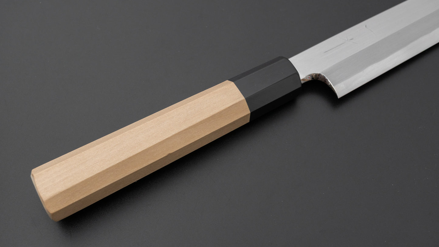 Hitohira Togashi White #1 Tachi Yanagiba 270mm Ho Wood Handle (Saya)