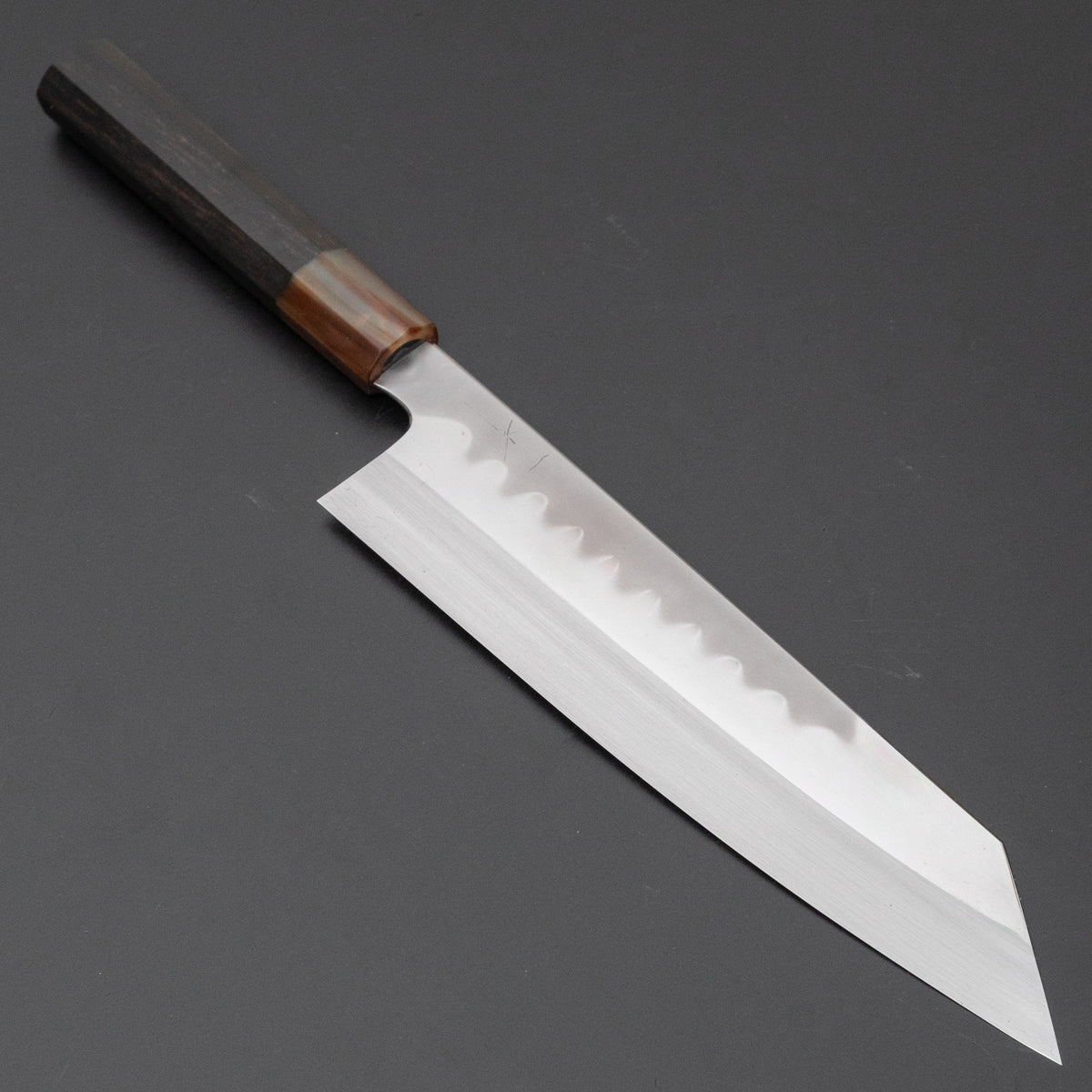 Hitohira Togashi Kyuzo White #1 Hakumon Mizu Honyaki Kiritsuke Gyuto 240mm Taihei Ebony Handle (#096/ Saya) - HITOHIRA
