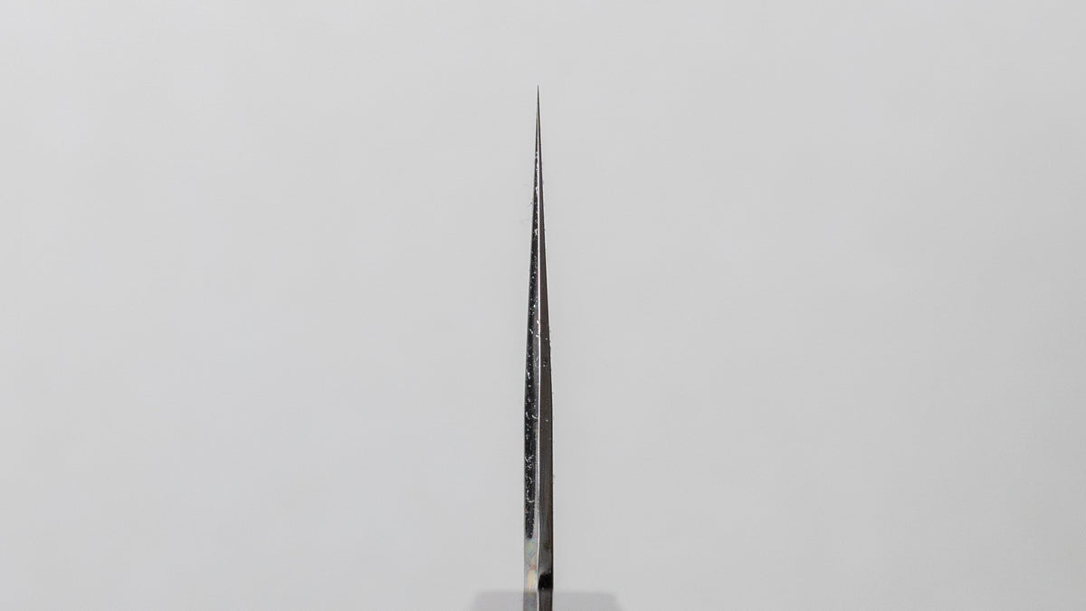 Hitohira Togashi Kyuzo White #1 Hakumon Mizu Honyaki Kiritsuke Gyuto 240mm Taihei Ebony Handle (#096/ Saya) - HITOHIRA