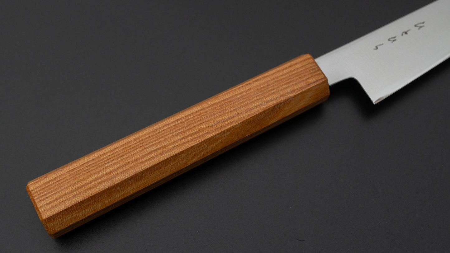 Hitohira KH Stainless Petty 120mm Keyaki Zelkova Handle (Mono) - HITOHIRA