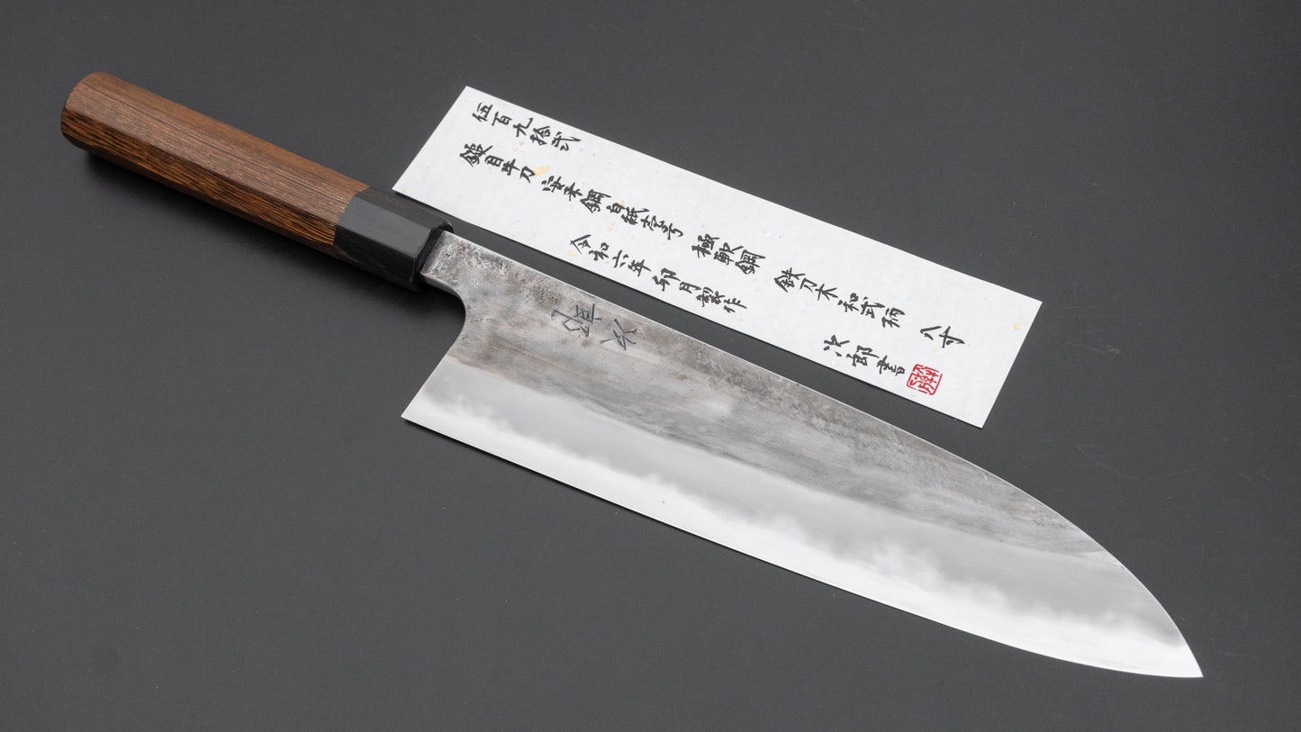 Jiro Tsuchime Wa Gyuto 240mm Taihei Tagayasan Handle (#592) - HITOHIRA