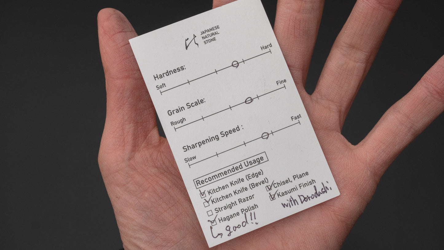 Hitohira Picked Uchigumori Natural Stone (No.0036) - HITOHIRA