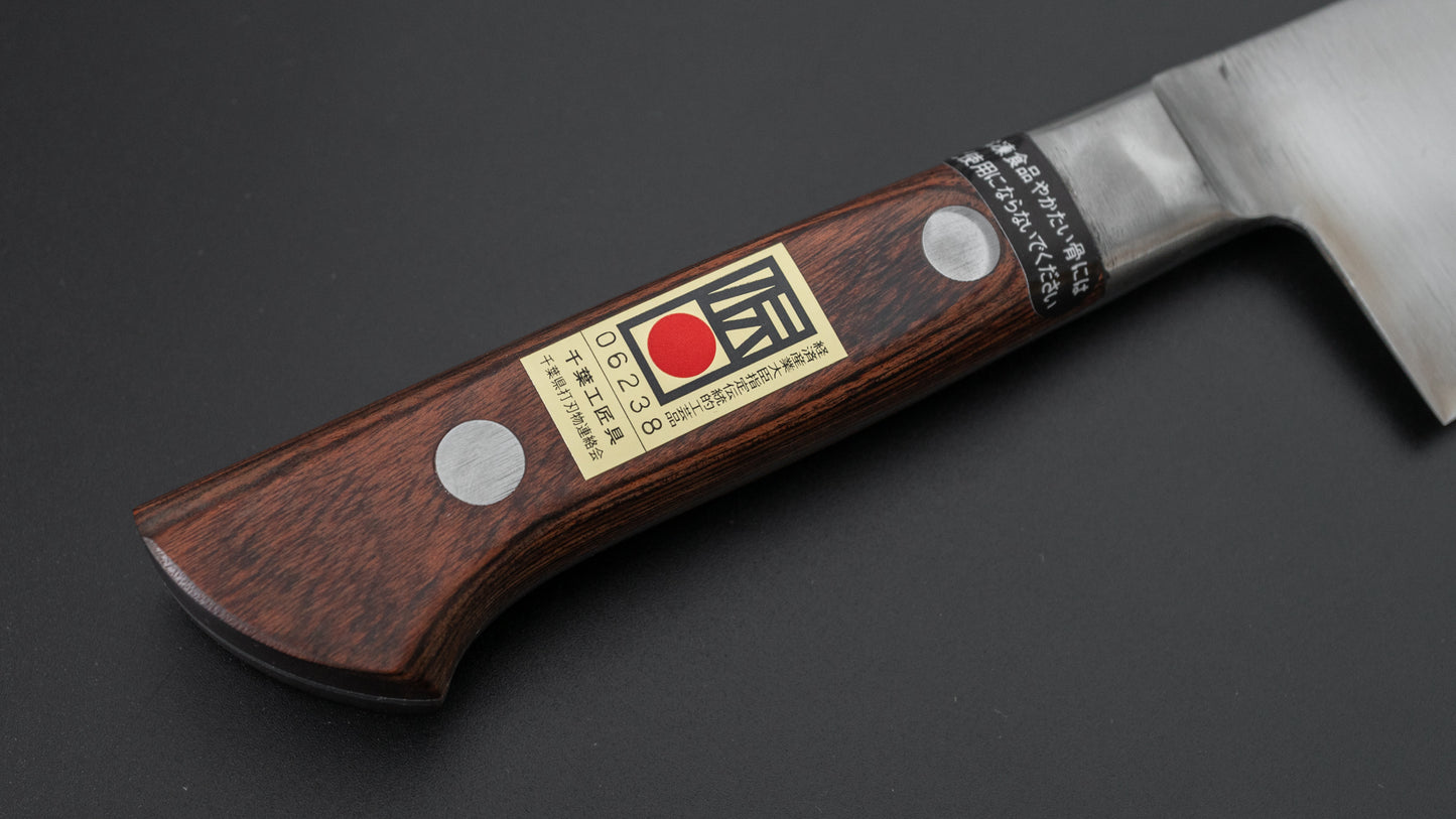 Kogetsu Mandai Stainless Gyuto 180mm Imitation Mahogany Handle - HITOHIRA