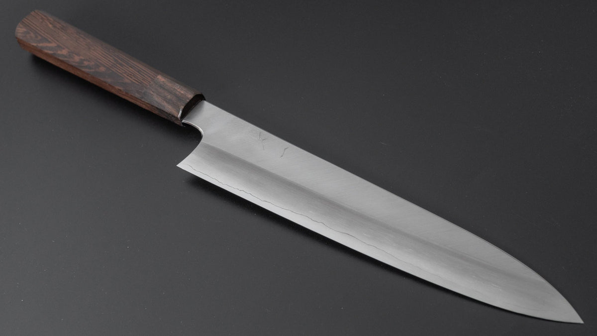 Hitohira Kikuchiyo Rikichi Silver #3 Migaki Gyuto 240mm Tagayasan Handle - HITOHIRA