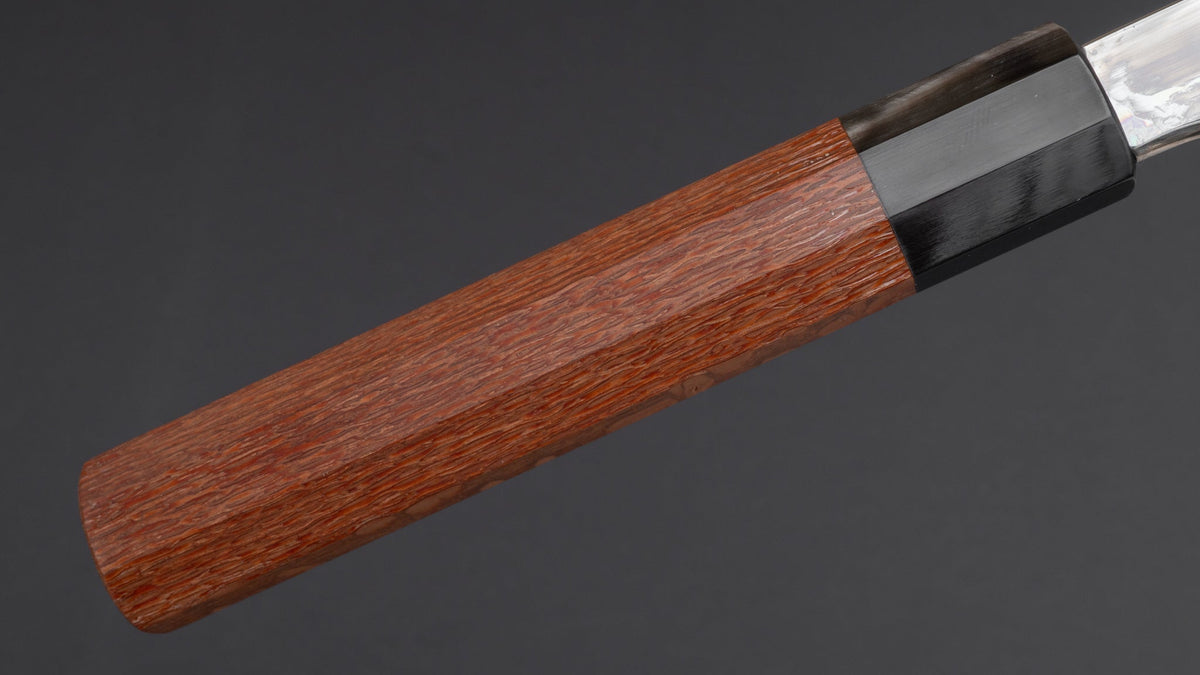 Hitohira Kikuchiyo Manzo White Honyaki Yanagiba 300mm Lacewood Handle (Saya) | HITOHIRA