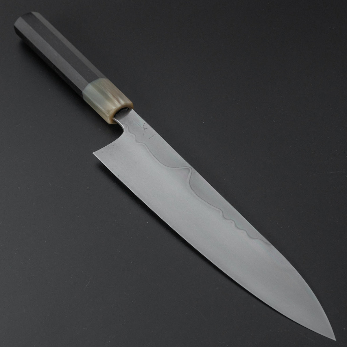 Hitohira Togashi Yohei White #2 Fuji Mizu Honyaki Gyuto 240mm Taihei Ebony Handle (#062/ Saya) - HITOHIRA