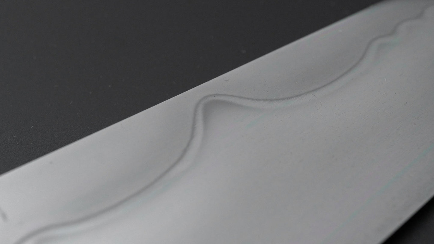 Hitohira Togashi Yohei White #2 Fuji Mizu Honyaki Gyuto 240mm Taihei Ebony Handle (#061/ Saya) - HITOHIRA