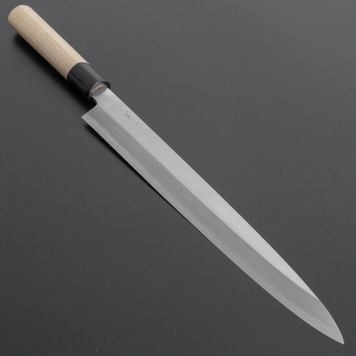 Hitohira Kikuchiyo Manzo White #3 Yanagiba 300mm Ho Wood Handle (D-Shape) - HITOHIRA