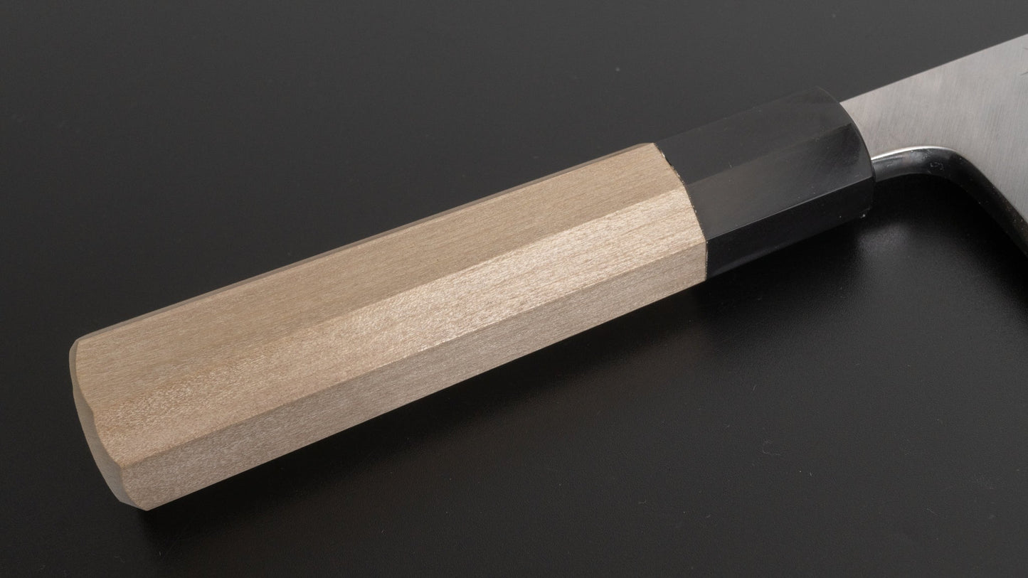 Hitohira Kikuchiyo Manzo Blue #2 Deba 195mm Ho Wood Handle (Saya) - HITOHIRA