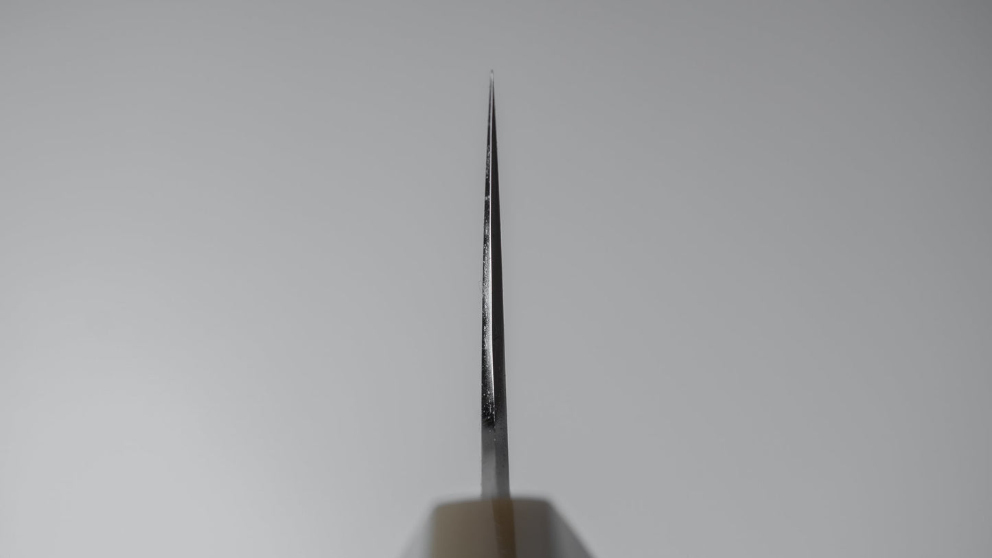 Hitohira Togashi Yohei White #1 Fuji Mizu Honyaki Gyuto 240mm Taihei Makassar Ebony Handle (#020/ Saya) | HITOHIRA