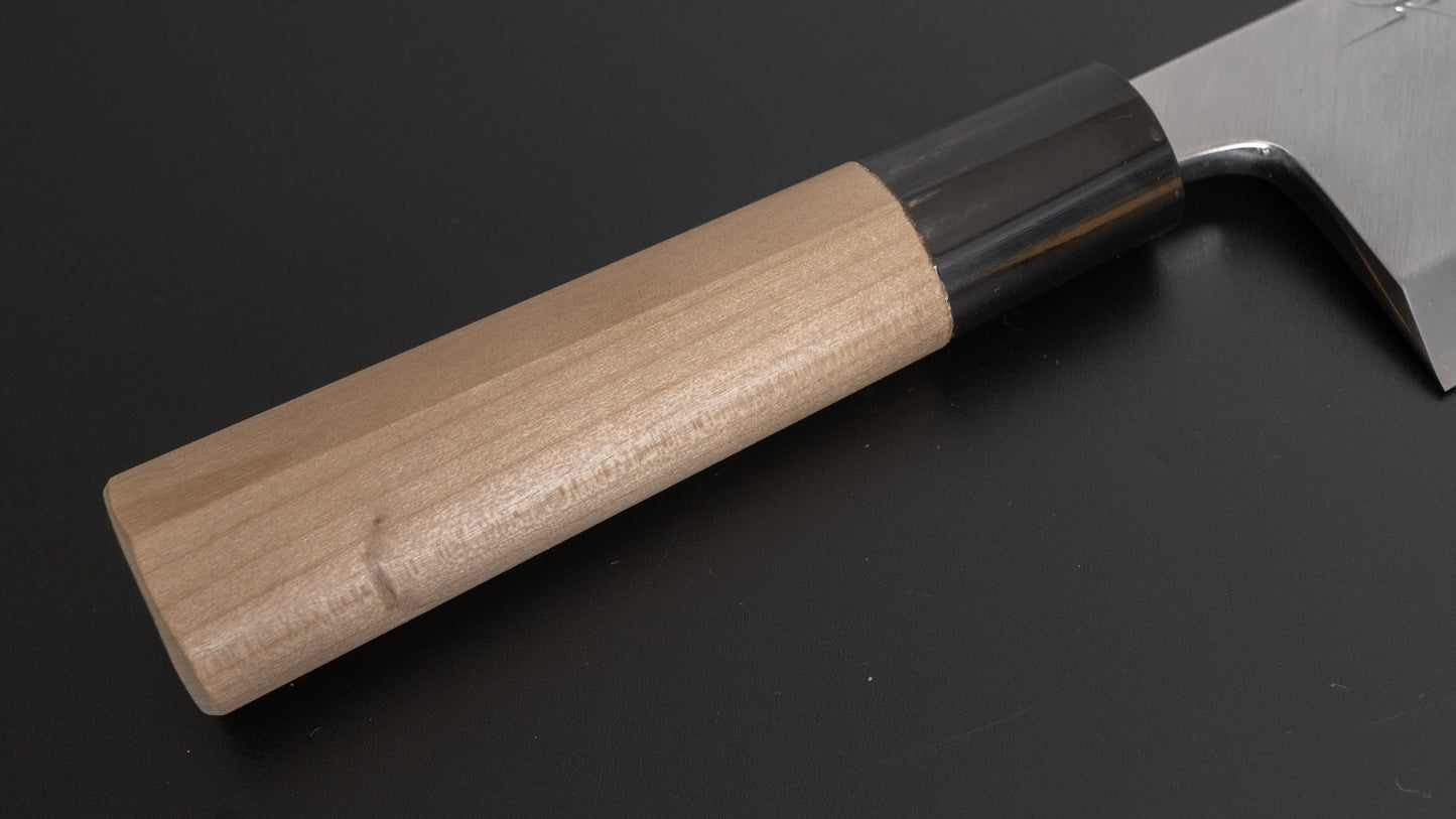 Hitohira Kikuchiyo Manzo White #3 Deba 165mm Ho Wood Handle (D-Shape) - HITOHIRA