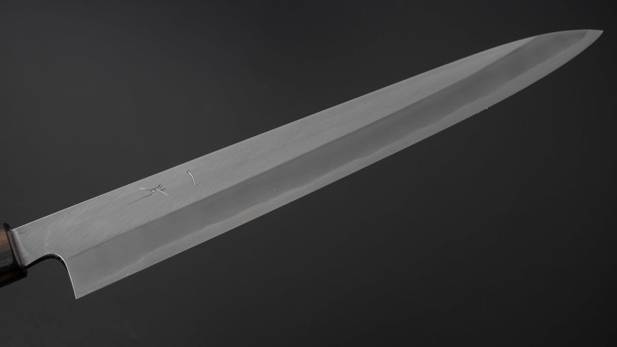 Hitohira Kikuchiyo Kyuzo White #2 Migaki Sujihiki 270mm Cherry Wood Handle | HITOHIRA