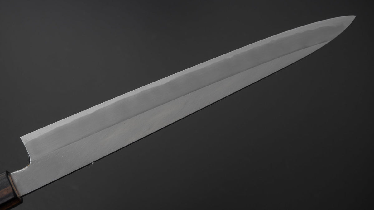 Hitohira Kikuchiyo Kyuzo White #2 Migaki Sujihiki 270mm Cherry Wood Handle | HITOHIRA