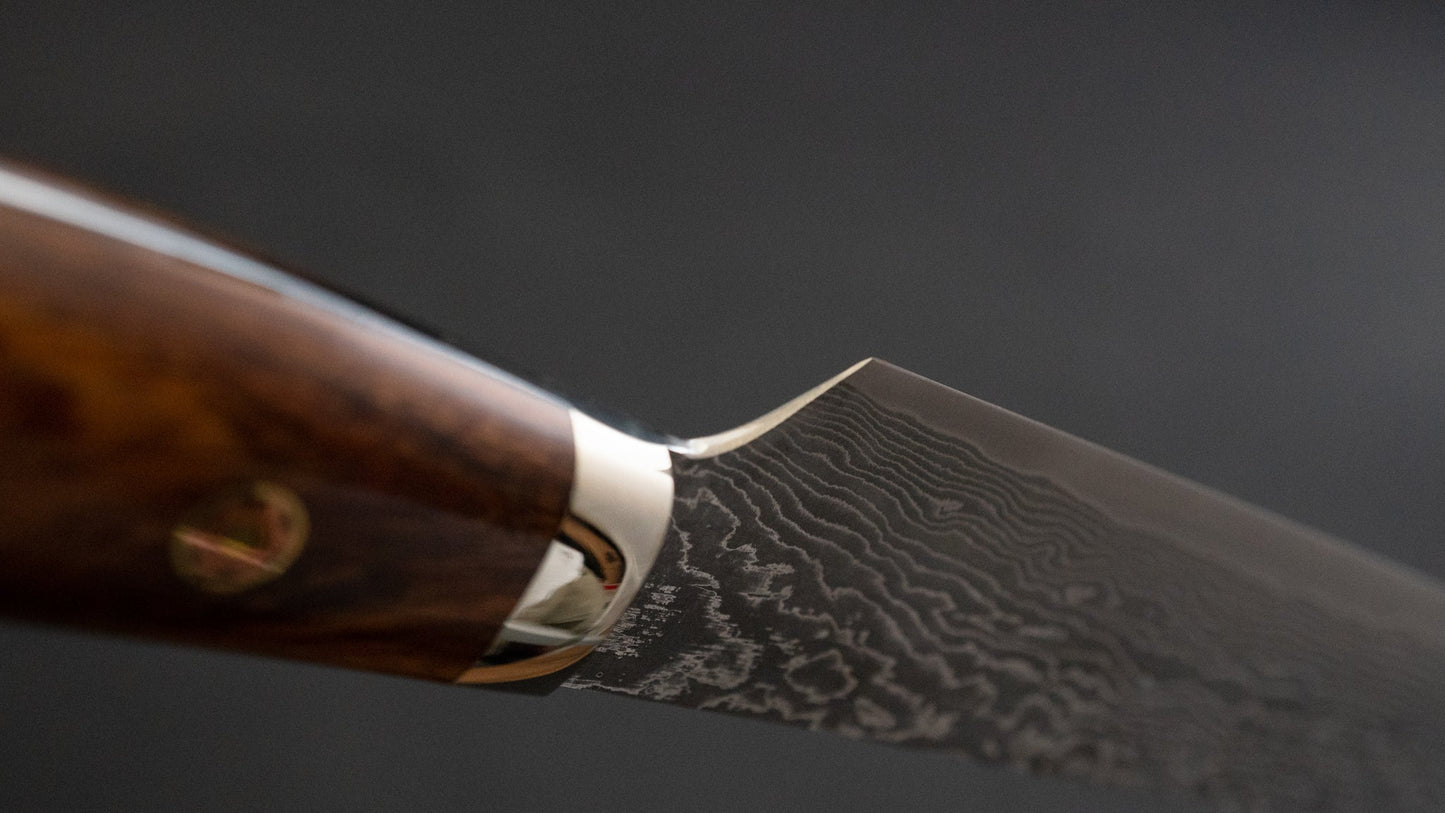 Tsubaya Shigeki R2 Sujihiki 195mm Ironwood Handle - HITOHIRA