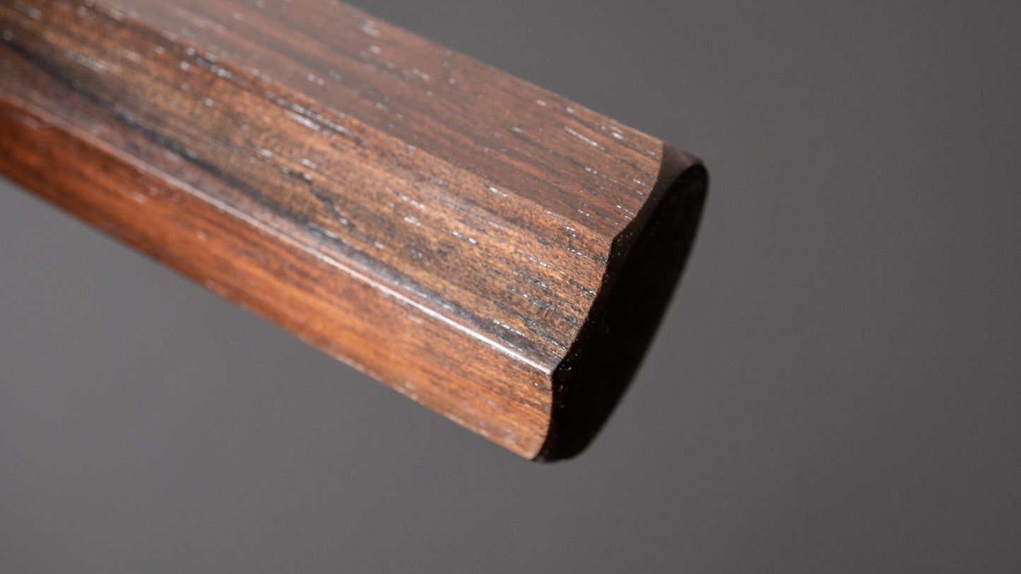 Taihei Makassar Ebony Octagonal Handle (Yanagiba 240mm) - HITOHIRA