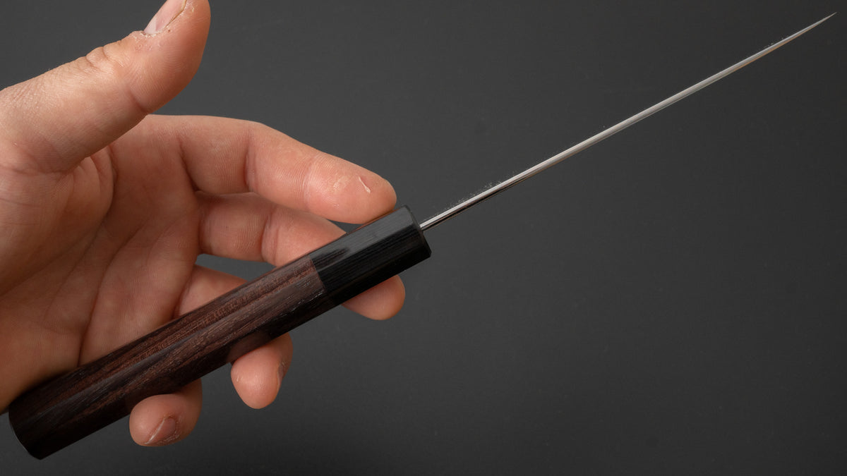 Takada no Hamono White #1 Suiboku Petty 135mm Rosewood Handle - HITOHIRA