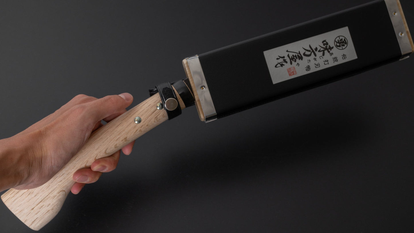 Ajikataya Old Style Hatchet 210mm Ho Wood Handle (Single Bevel) | HITOHIRA