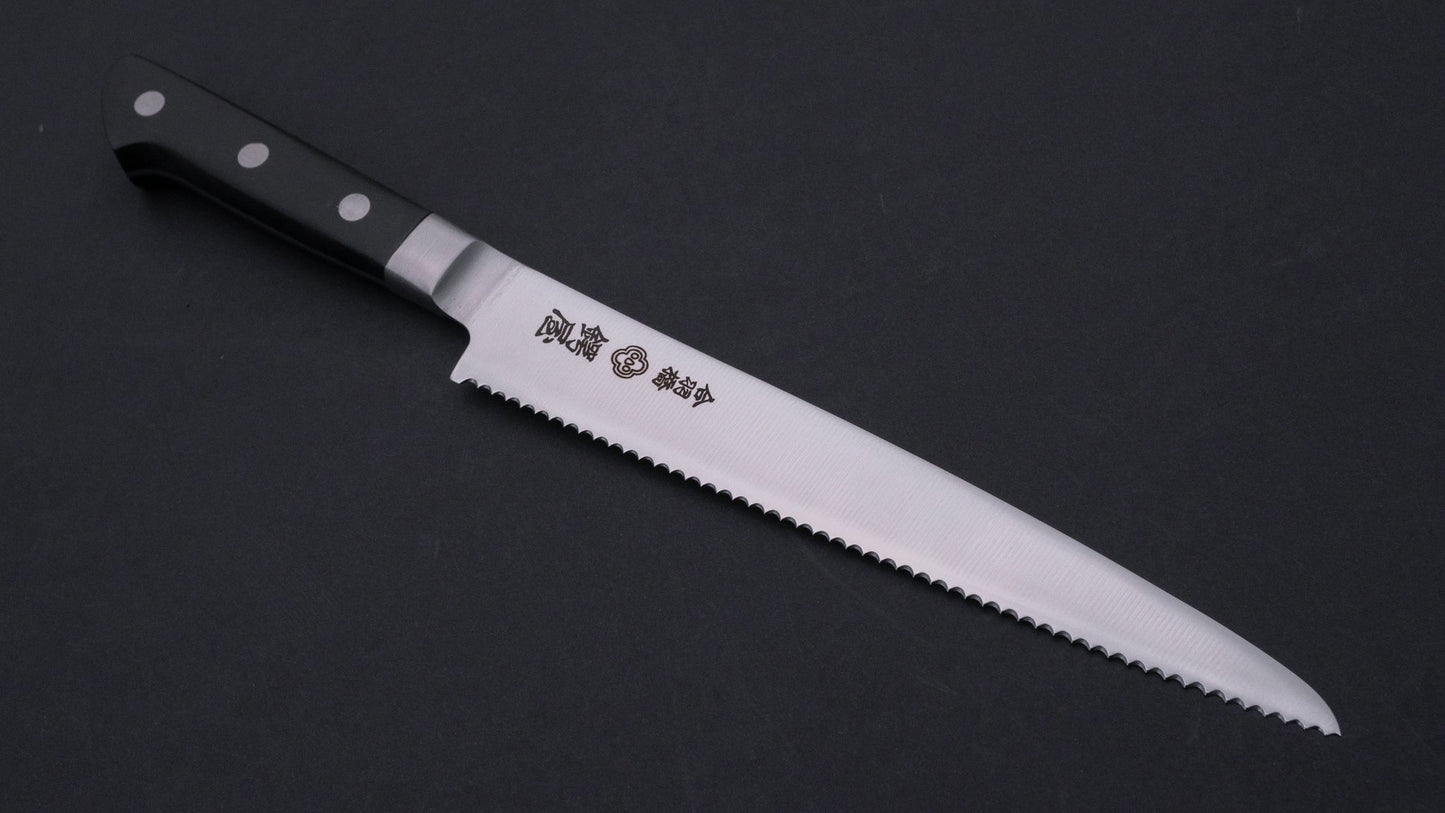 Tsubaya Bread Knife 210mm Pakka Handle | HITOHIRA