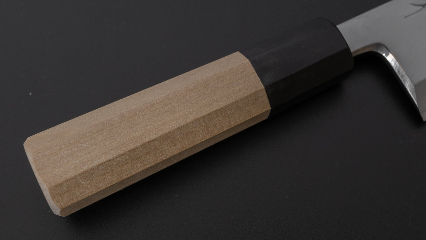 Hitohira Kikuchiyo Manzo Blue #2 Deba 120mm Ho Wood Handle (Saya) | HITOHIRA