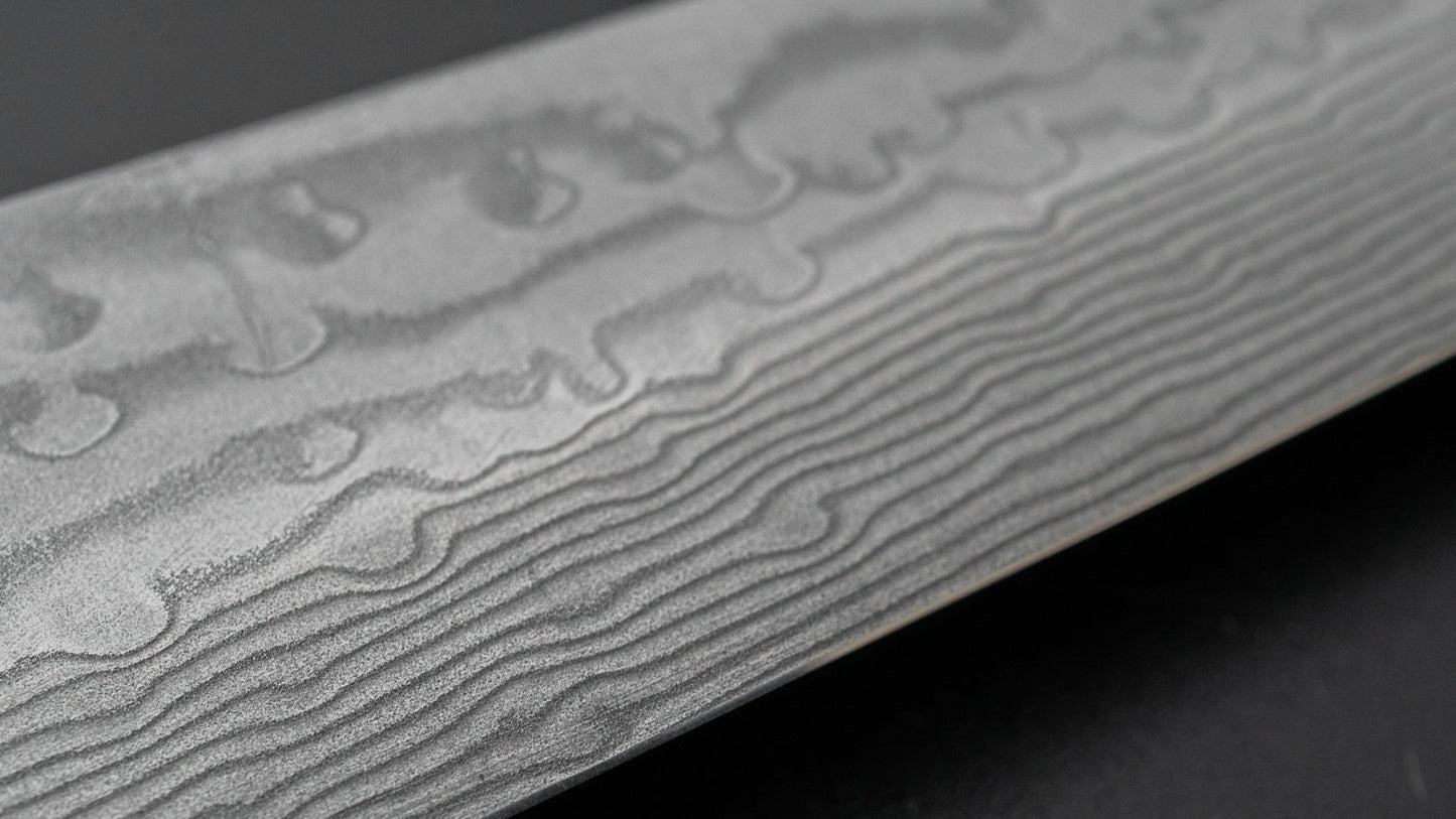 Hitohira Kyuzo Limited Special Coreless Damascuss Petty Kurokaki Persimmon Handle (Saya) | HITOHIRA