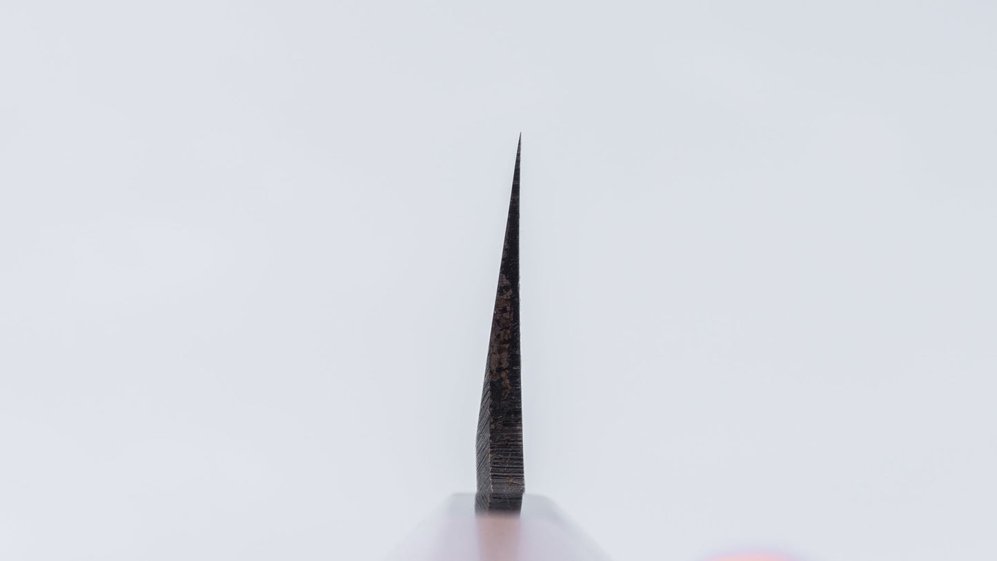 Morihei Hisamoto Vintage White Steel Kamagata Usuba 240mm Ho Wood Handle | HITOHIRA