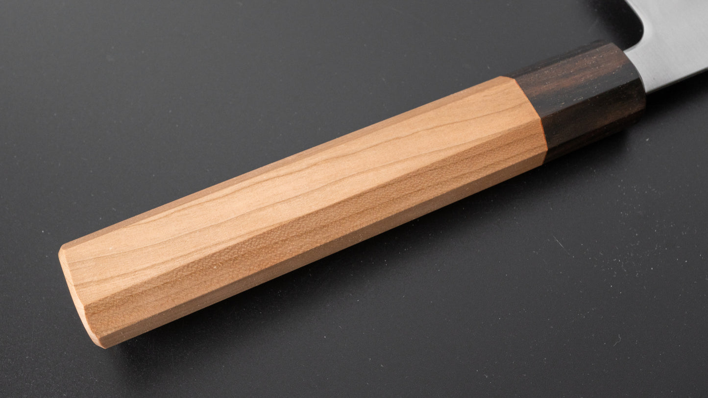 Hitohira Futana SB Migaki Kiritsuke Gyuto 240mm Cherry Wood Handle - HITOHIRA