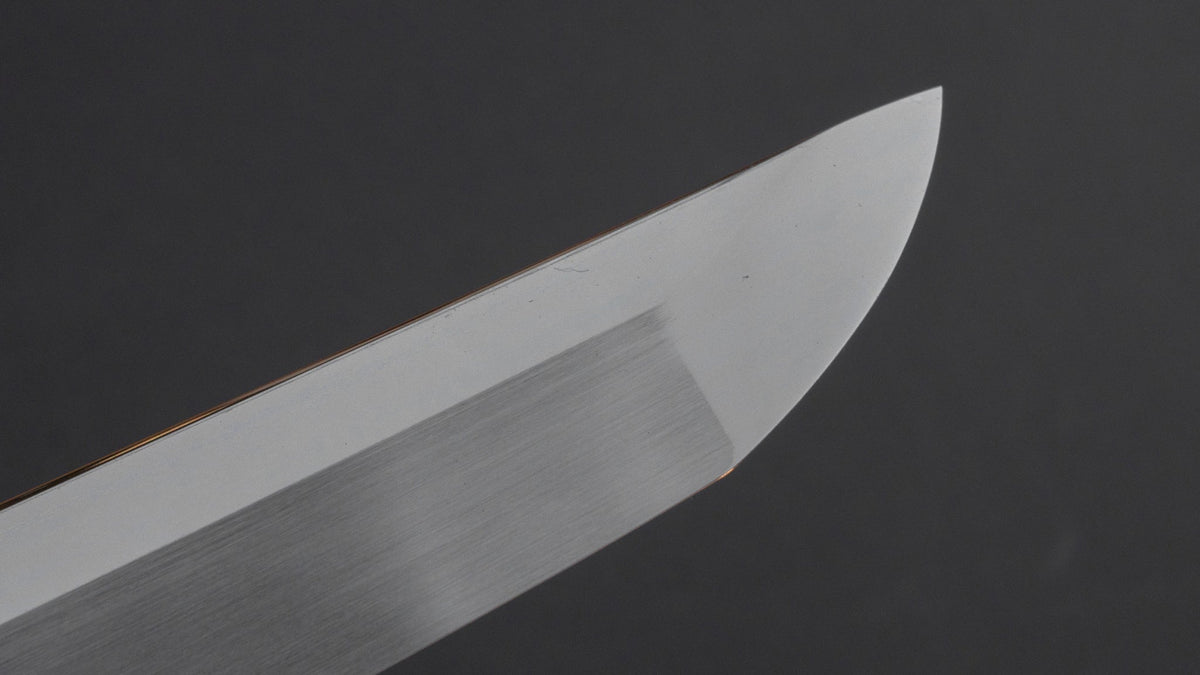 Hitohira Togashi Kambei White #1 Mizu Honyaki Yanagi Sakimaru 300mm Ziricote Handle (Saya) | HITOHIRA