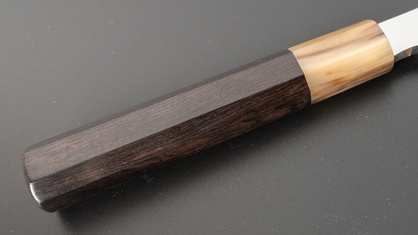 Hitohira Kikuchiyo Manzo Silver #3 Kiritsuke Yanagiba 300mm Ebony Handle (Mirror/ Saya) - HITOHIRA