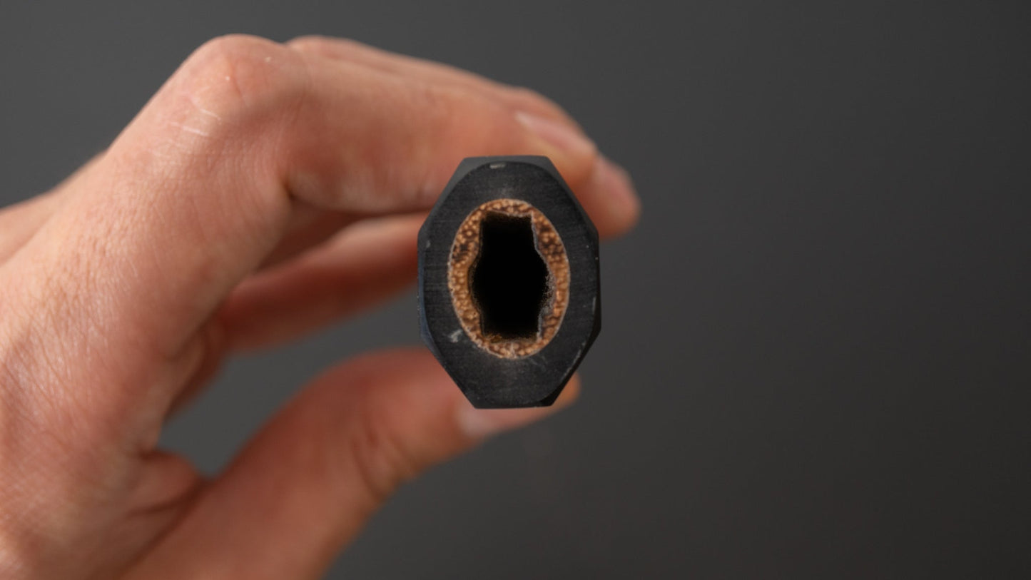 Taihei Zebrawood Octagonal Handle for Yanagiba 300mm | HITOHIRA