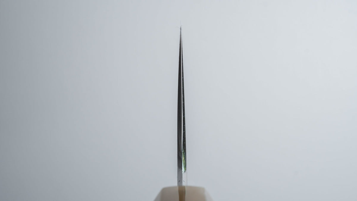 Hitohira Togashi Yohei White #1 Mizu Honyaki Gyuto 240mm Kurokaki Persimmon Handle (#042/ Saya) - HITOHIRA