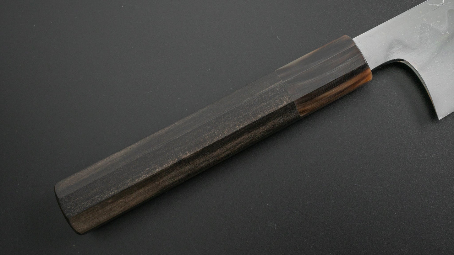 Hitohira Togashi Yohei White #1 Mizu Honyaki Gyuto 240mm Taihei Ebony Handle (#044/ Saya) - HITOHIRA