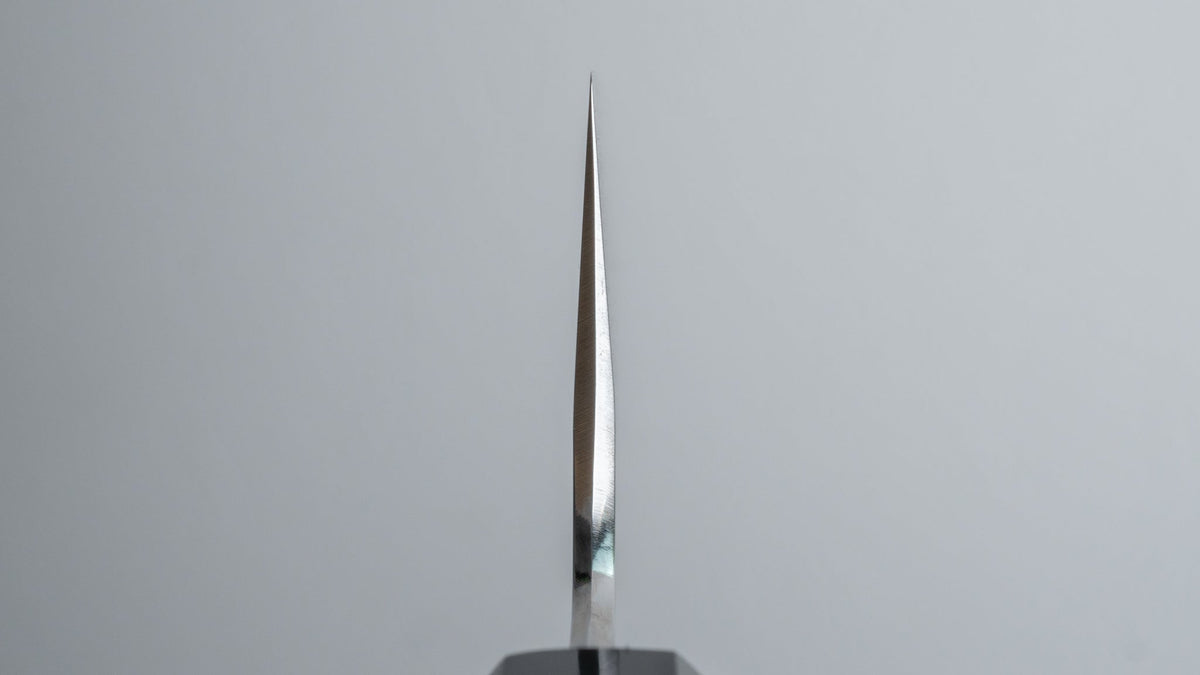 Hitohira Kikuchiyo Kyuzo Silver #3 Migaki Gyuto 210mm Ho Wood Handle - HITOHIRA